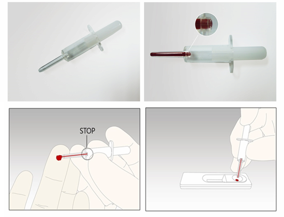 Blood transfer pipette